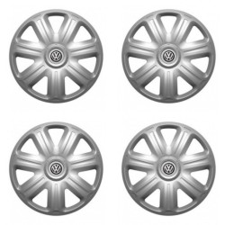 Puklice pre VW (čierne) 15 COMFORT