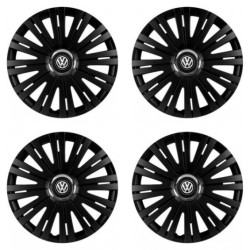 Puklice pre VW (čierne) 15 ACTIVE RC BLACK