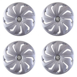 Puklice pre VW (čierne) 16 WIND RC SI