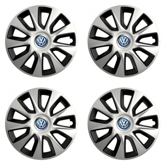 Puklice pre VW (modré) 14 STRATOS double colour