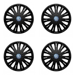 Puklice pre VW (modré) 14 SPARK BLACK1