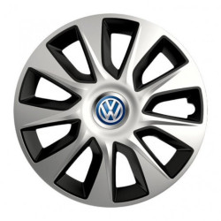 Puklice pre VW (modré) 15 STRATOS double colour - výpredaj
