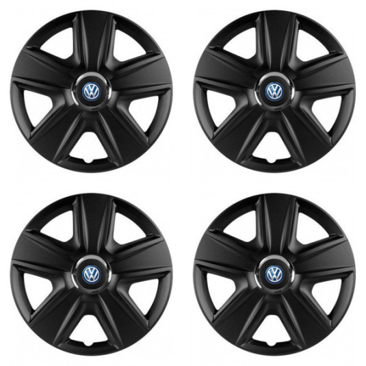 Puklice pre VW (modré) 15 ESPRIT RC BLACK