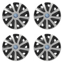 Puklice pre VW (modré) pre dodávky 15 Craft silver and black