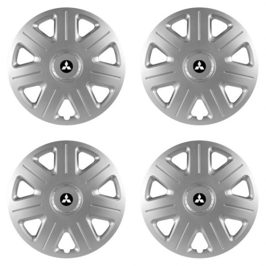 Puklice pre Mitsubishi (strieborné) 14 Master