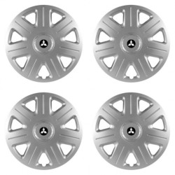 Puklice pre Mitsubishi (strieborné) 14 Master