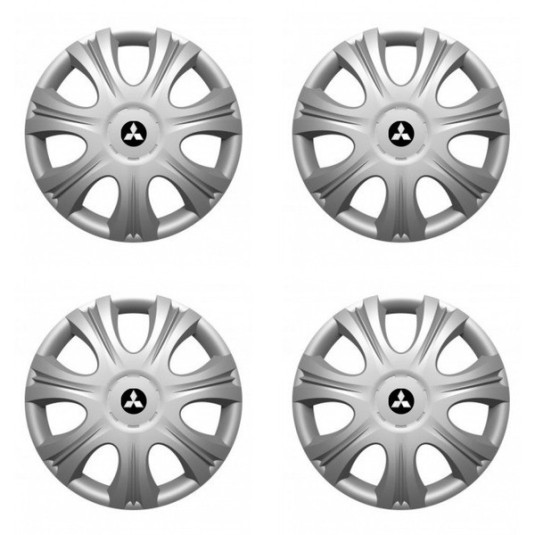 Puklice pre Mitsubishi (strieborné) 14 IMPULSE