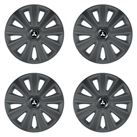 Puklice pre Mitsubishi (strieborné) 16 Aviator carbon RC16 grafite