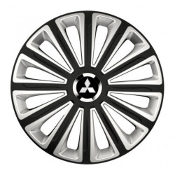 Puklice pre Mitsubishi (strieborné) 16 TREND RC double colour