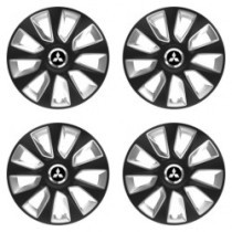 Puklice pre Mitsubishi (strieborné) 16 STRATOS BS