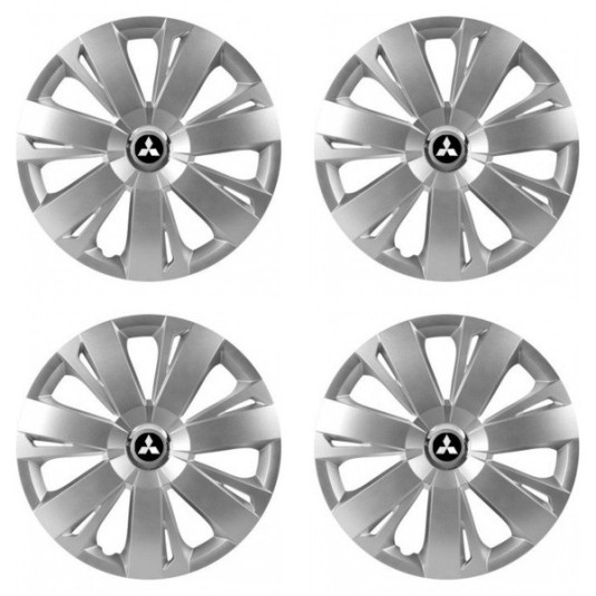 Puklice pre Mitsubishi (strieborné) 16 ENERGY RC