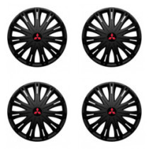 Puklice pre Mitsubishi (červené) 14 SPARK BLACK1