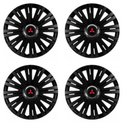 Puklice pre Mitsubishi (červené) 14 ACTIVE RC BLACK