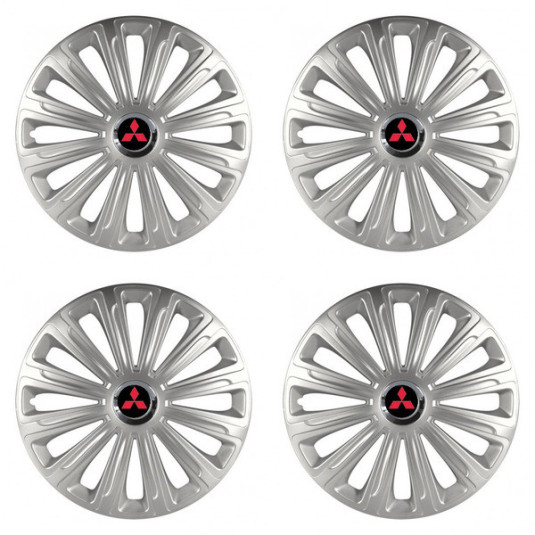 Puklice pre Mitsubishi (červené) 15 TREND RC