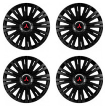 Puklice pre Mitsubishi (červené) 15 ACTIVE RC BLACK