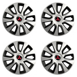 Puklice pre Mitsubishi (červené) 16 STRATOS double colour