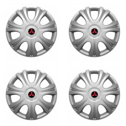 Puklice pre Mitsubishi (červené) 16 IMPULSE 16-VERSACO