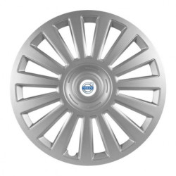 Puklice pre Volvo (biele) 14 Luxury