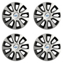 Puklice pre Volvo (biele) 14 STRATOS double colour