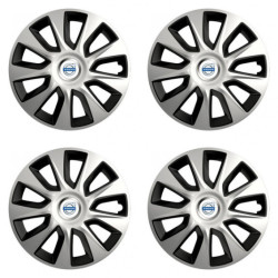 Puklice pre Volvo (biele) 14 STRATOS double colour