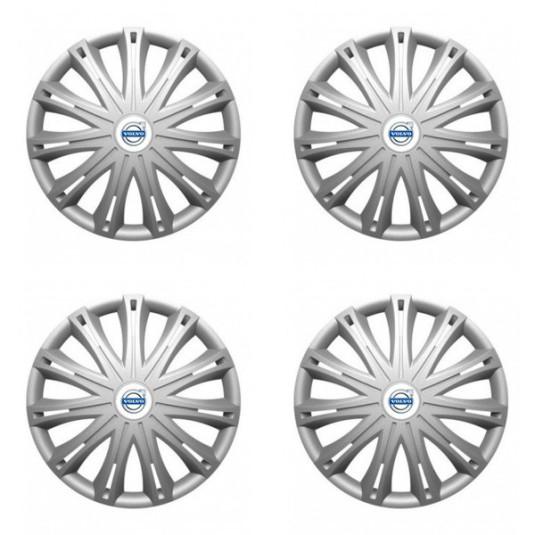 Puklice pre Volvo (biele) 14 SPARK