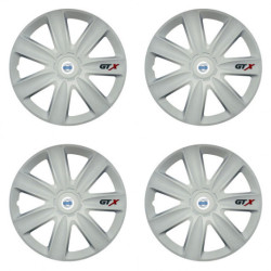 Puklice pre Volvo (biele) 15 GTX carbon white