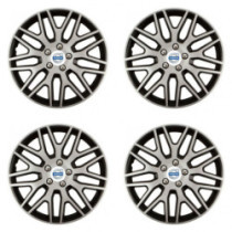 Puklice pre Volvo (biele) 15 Dakar NC silver and black