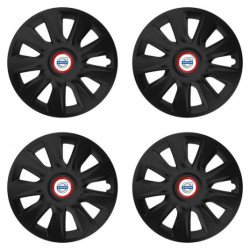 Puklice pre Volvo (biele) 15 STRATOS RR black