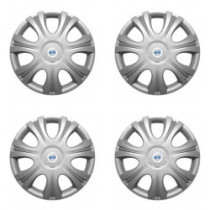 Puklice pre Volvo (biele) 15 IMPULSE