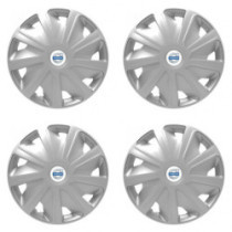 Puklice pre Volvo (biele) pre dodávky 15 Craft silver