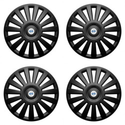 Puklice pre Volvo (biele) 16 Luxury black