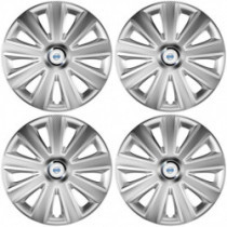 Puklice pre Volvo (biele) 16 Aviator carbon RC 16 silver