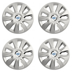 Puklice pre Volvo (biele) 16 STRATOS RC