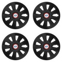 Puklice pre Volvo (biele) 17 STRATOS RR black