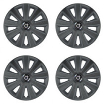 Puklice pre Volvo (čierne) 14 Aviator carbon RC grafite