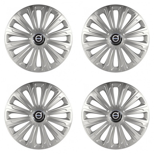 Puklice pre Volvo (čierne) 14 TREND RC