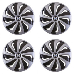 Puklice pre Volvo (čierne) 15 WIND SB