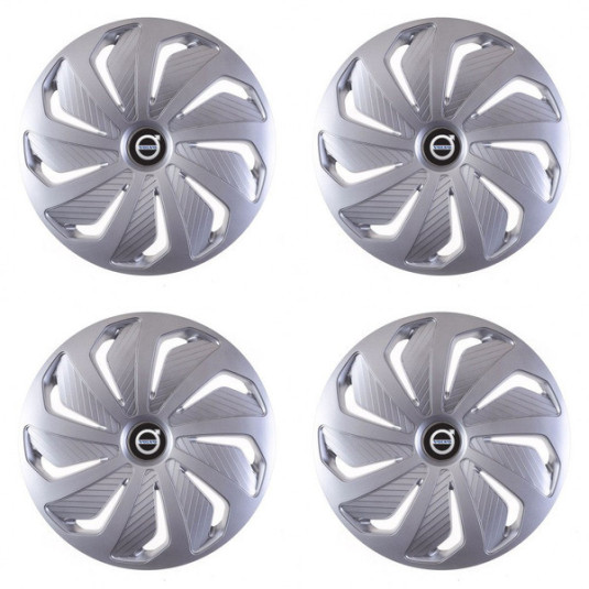 Puklice pre Volvo (čierne) 15 WIND RC SI