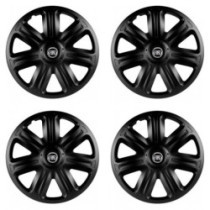 Puklice pre Fiat (čierny) 14 COMFORT BLACK