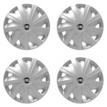 Puklice pre Fiat (čierny) pre dodávky 15 Craft silver