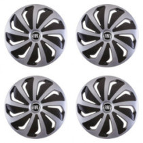 Puklice pre Fiat (čierny) 16 WIND SB