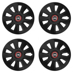 Puklice pre Fiat (čierny) 17 STRATOS RR black