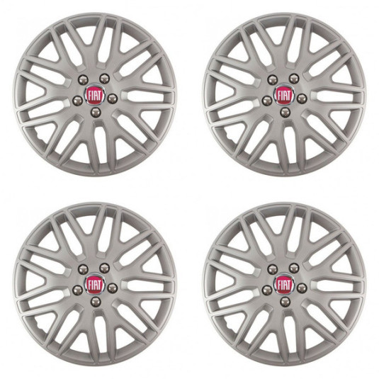 Puklice pre Fiat (červené) 14 DAKAR