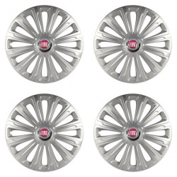 Puklice pre Fiat (červené) 14 TREND RC