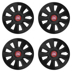 Puklice pre Fiat (červené) 14 STRATOS RR black