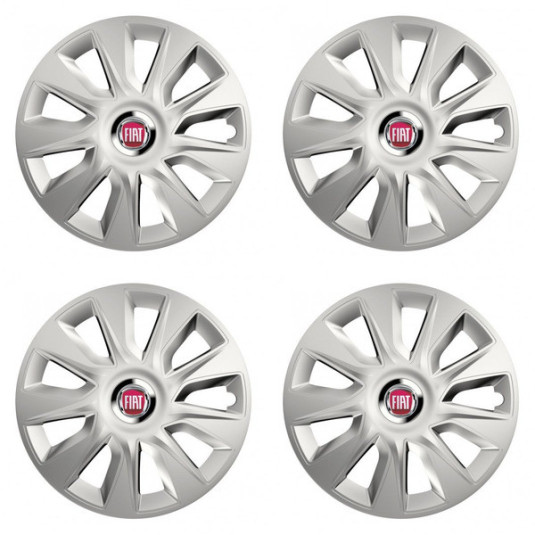 Puklice pre Fiat (červené) 14 STRATOS RC