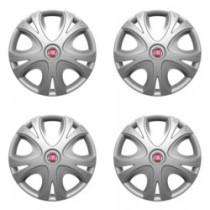 Puklice pre Fiat (červené) 14 DYNAMIC