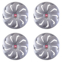 Puklice pre Fiat (červené) 15 WIND RC SI