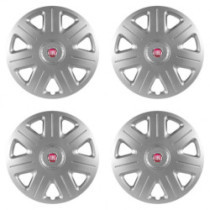 Puklice pre Fiat (červené) 15 Master