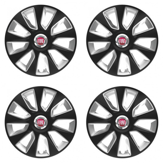 Puklice pre Fiat (červené) 15 STRATOS BS